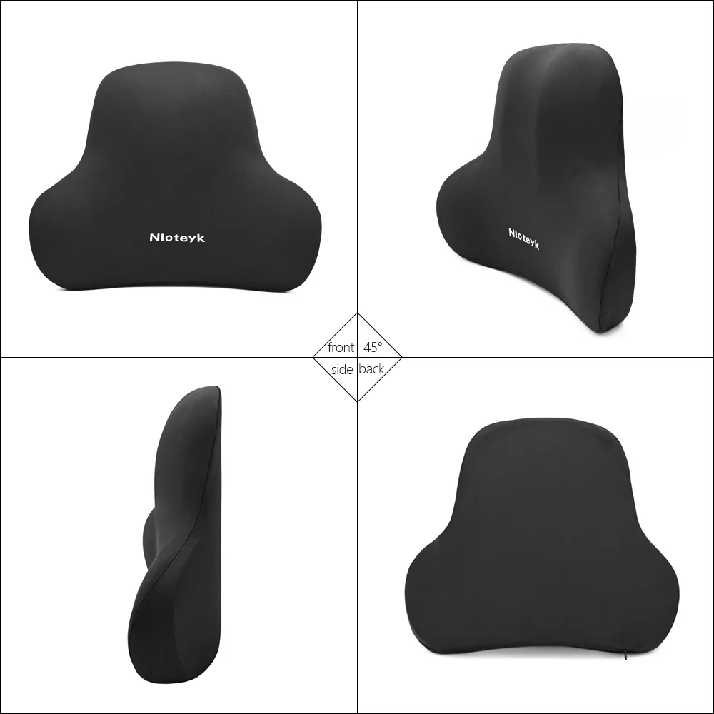 Memory Foam Car Neck Cushion Car Lumbar Support For Car Supplies Universal Neck Pillow Waist Cushion Car Seat Car Accessories - Image 2
