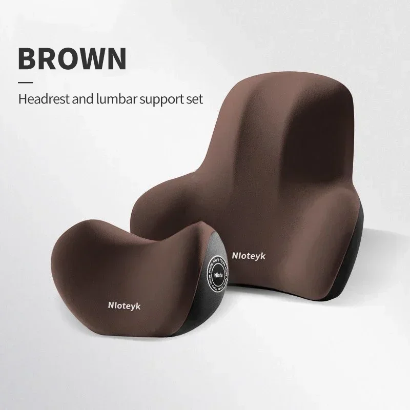 Memory Foam Car Neck Cushion Car Lumbar Support For Car Supplies Universal Neck Pillow Waist Cushion Car Seat Car Accessories - Image 11
