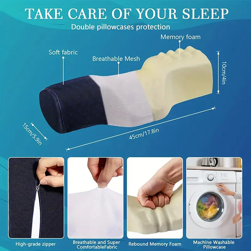 Relieve neck discomfort cervical pillow, head massager pillow - Image 4